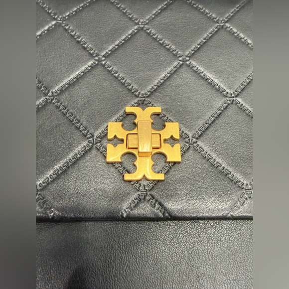 NWOT Tory Burch Black Quilted Crossbody Bag - Picture 15 of 16